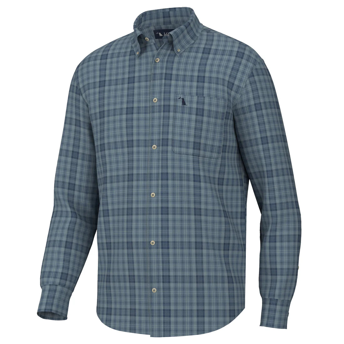 Men's Hoffman Dress Shirt Navy/Slate/Light Blue / M Men's Hoffman Dress Shirt Navy/Slate/Light Blue / M