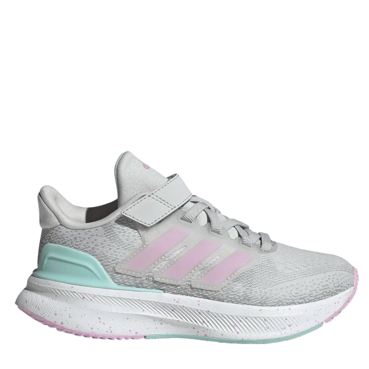adidas Ultrarun 5 Elastic Lace Shoes - Grey/Bliss Lilac/Semi Flash Aqua