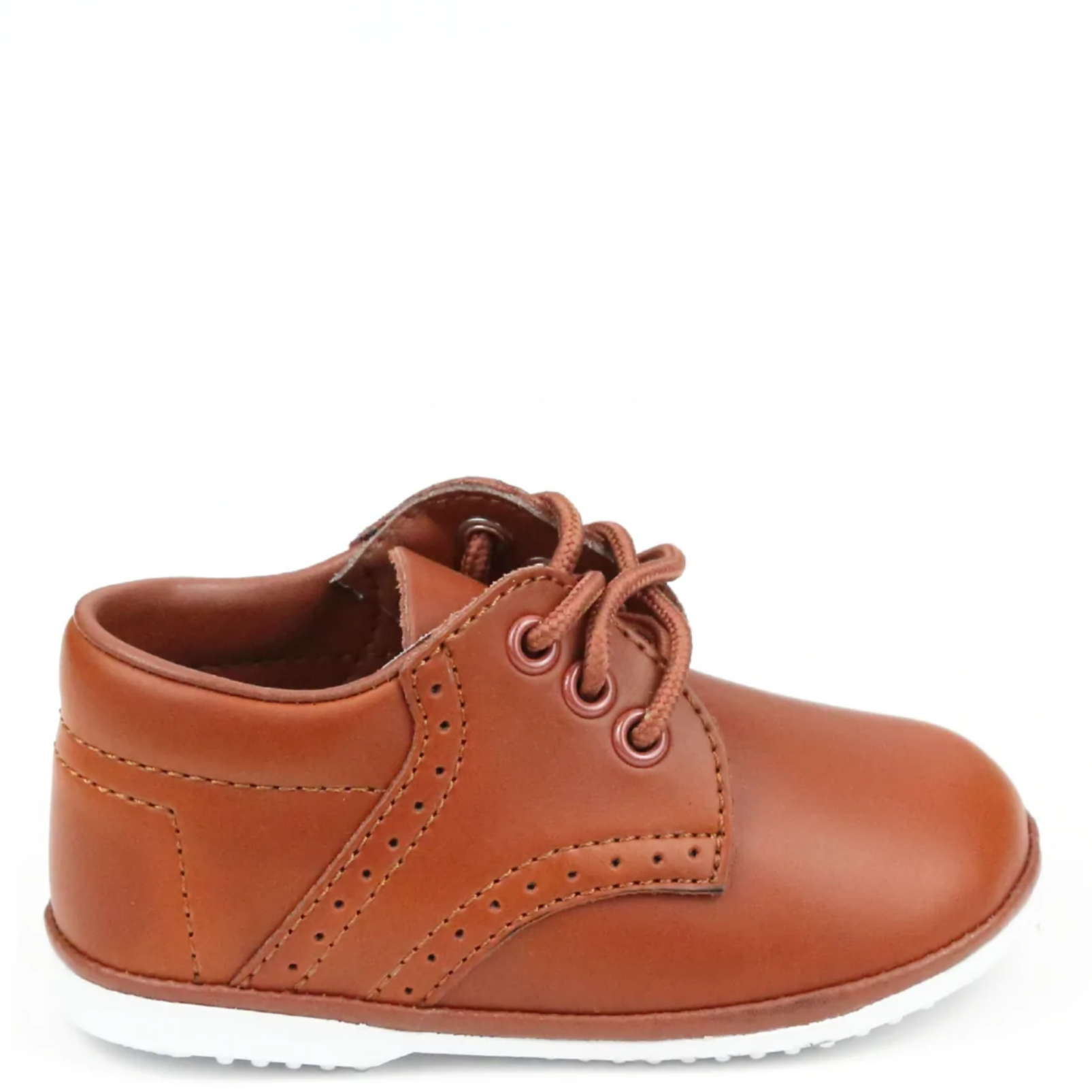 Baby James Waxed Leather Lace Up Cognac / Baby 3 Baby James Waxed Leather Lace Up Cognac / Baby 3