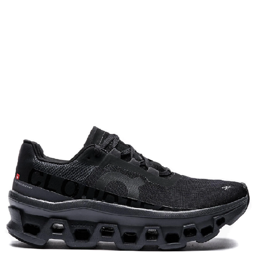 black on cloud monsters Women's Cloudmonster Running Shoes in Black Magnet