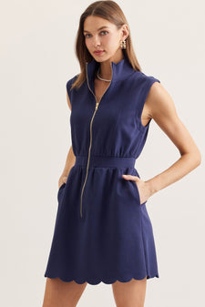 Women's Quarter Zip Mini Dress – Austin's Shoes