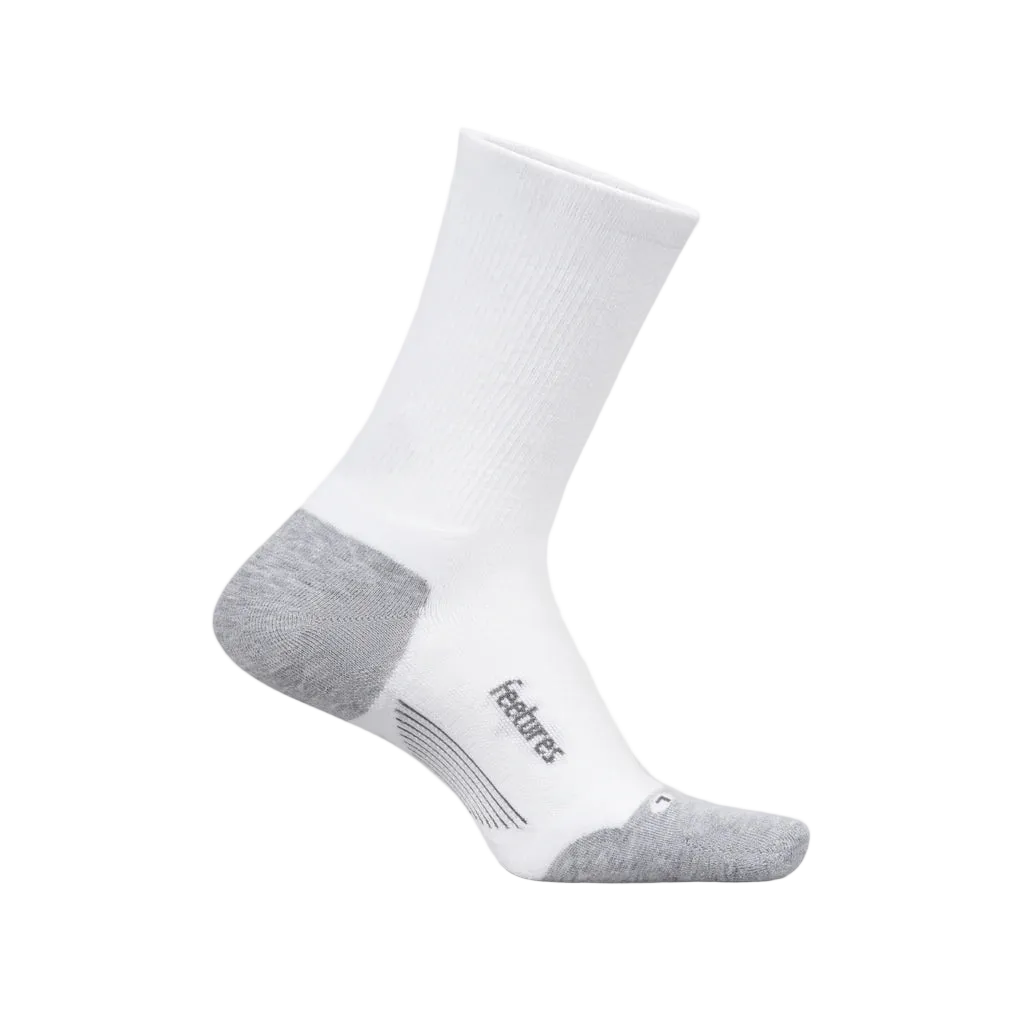 White and gray sock on a white background