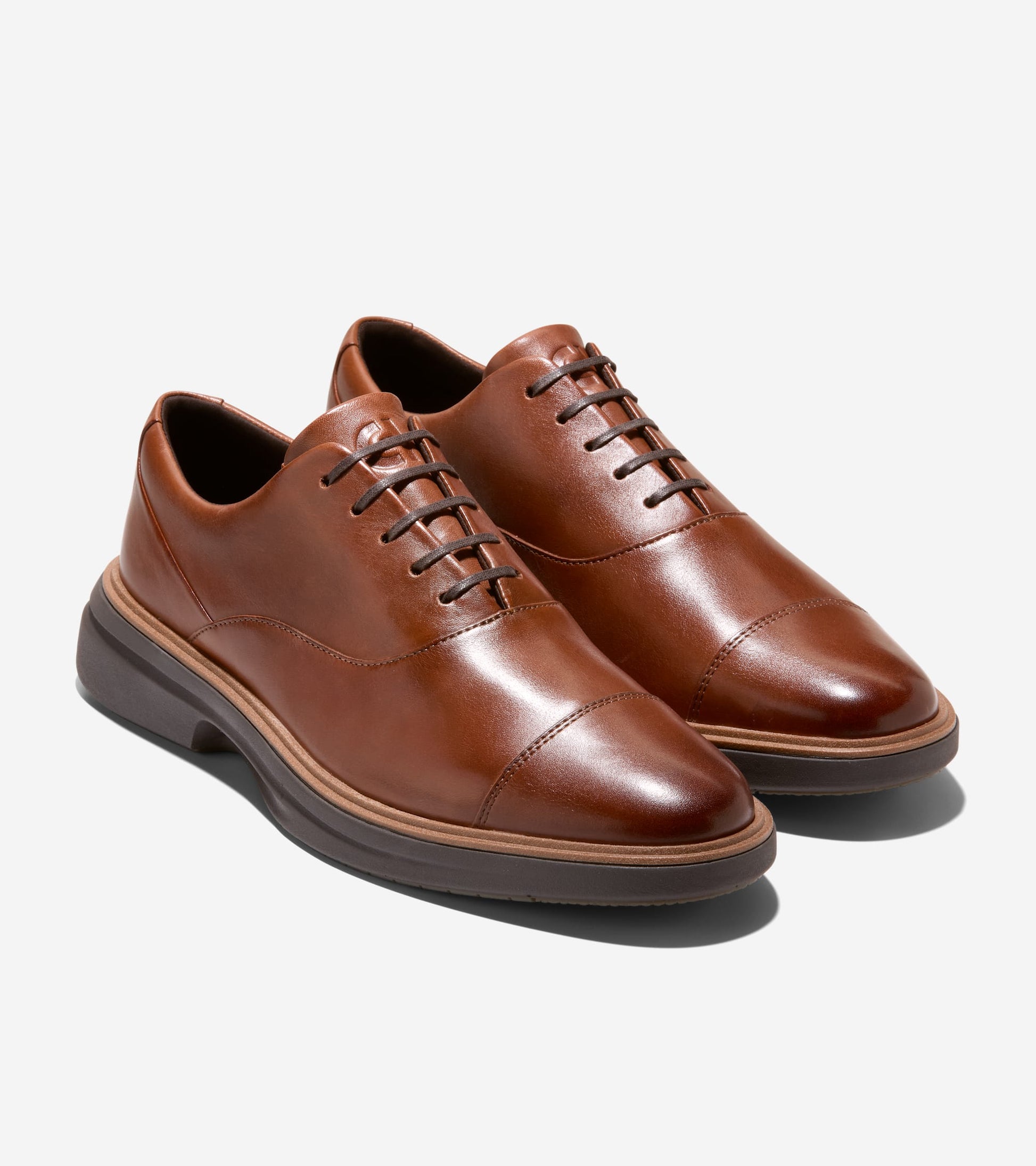 Cole Haan Men's riginal Grand CitySpectre Cap Toe Oxford Shoes - Brown | Size 8.5 Wide Cole Haan Men's riginal Grand CitySpectre Cap Toe Oxford Shoes - Brown | Size 8.5 Wide