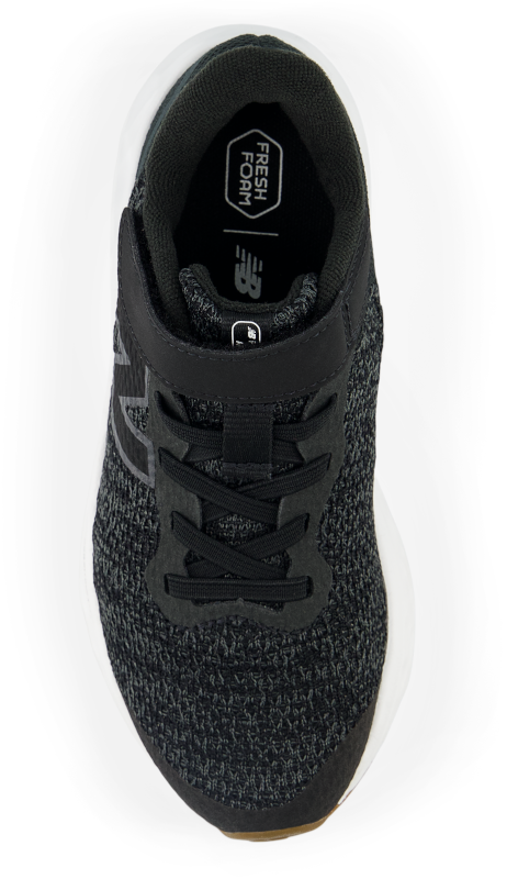 New Balance Kids Fresh Foam Arishi V4 Bungee Lace with Top Strap Black Phantom 12