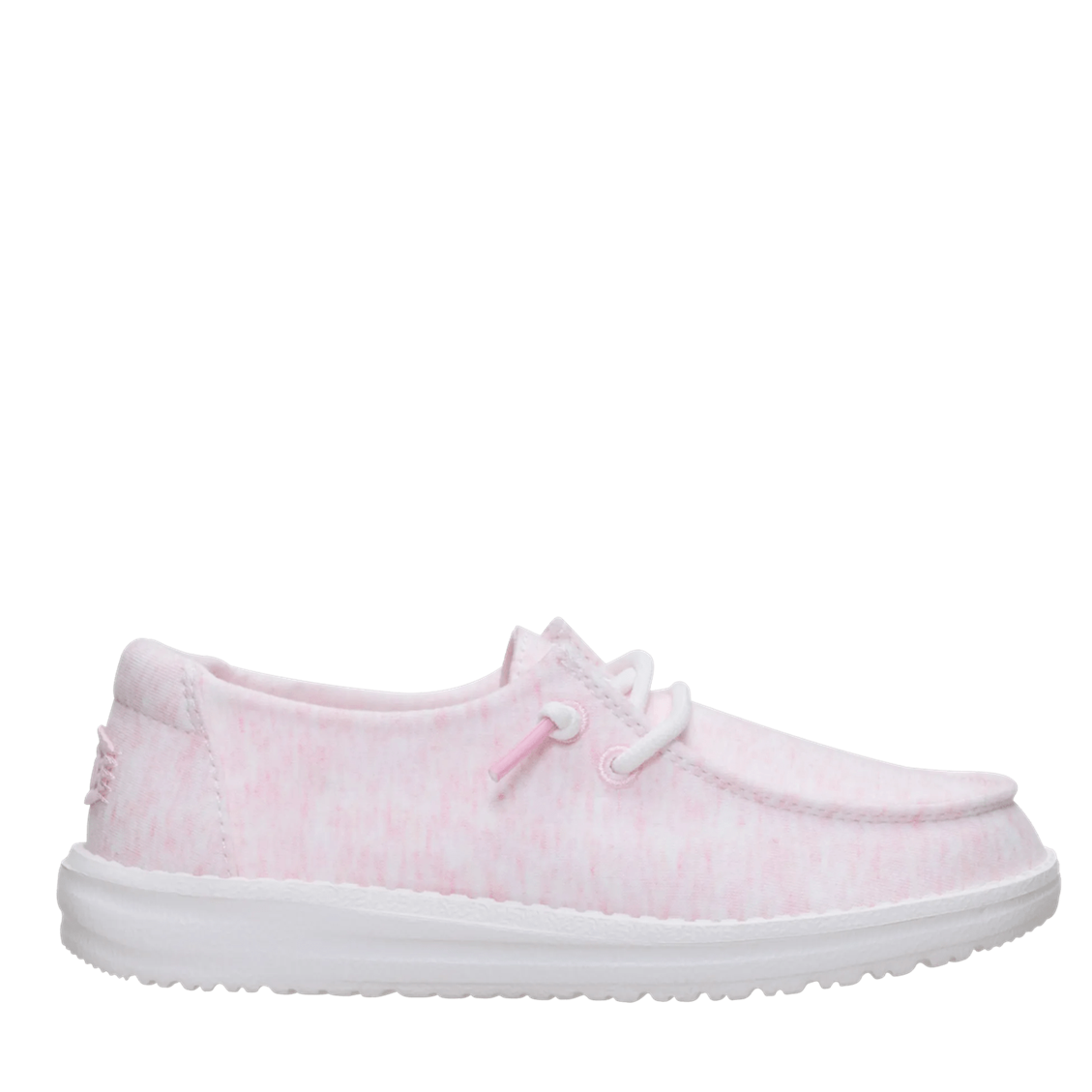 Pink sneaker on a white background
