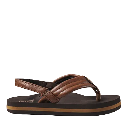 Brown sandal on a white background
