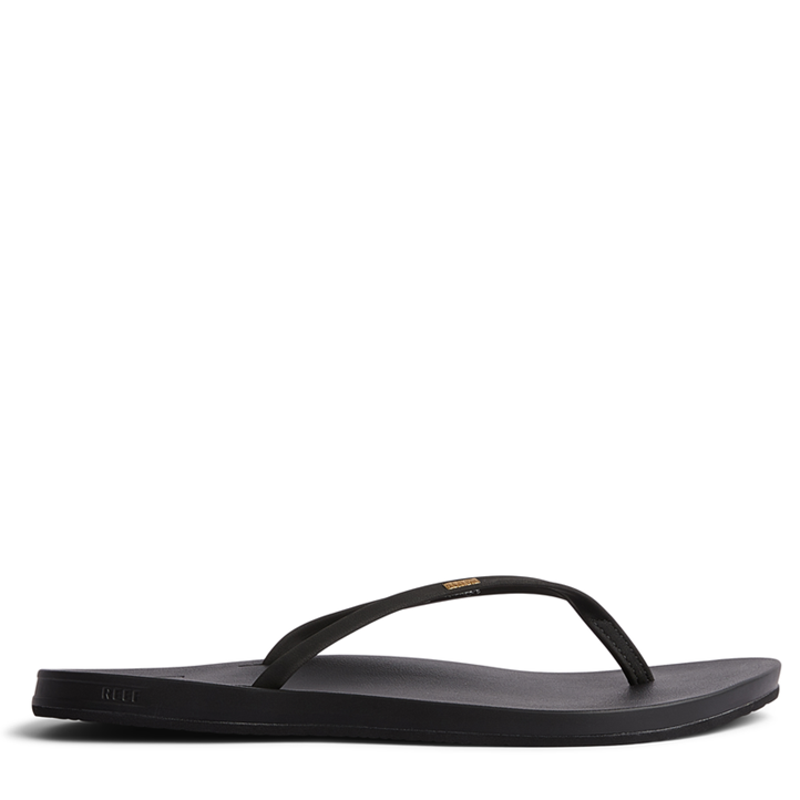 Black sandal on a white background